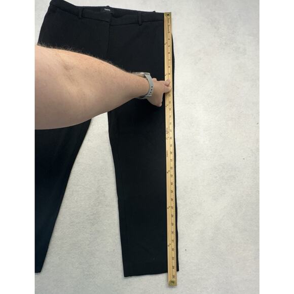 Theory Dress Pants Womens Size 10 Black Viscose Slacks Soft - Picture 7 of 8
